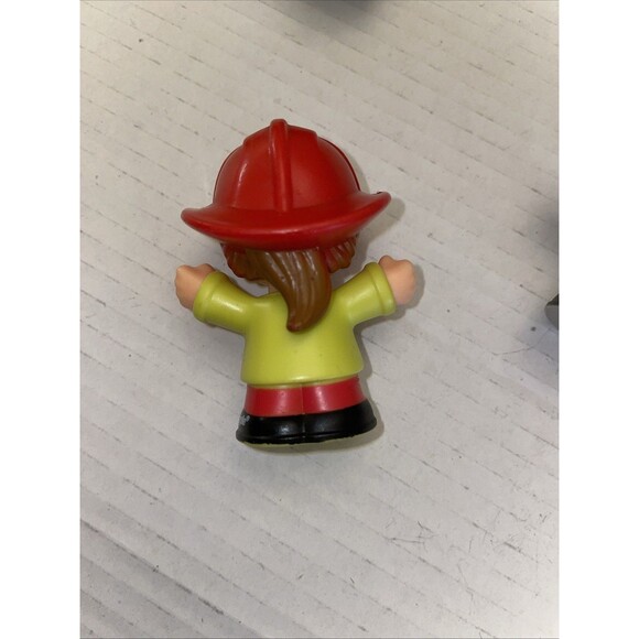 Little People Fisher Price Figure Lot of 5 Firefighter Boys Girls - Picture 11 of 13